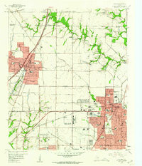 GARLAND, TX HISTORICAL MAP GEOPDF 7.5X7.