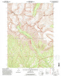 DEAD INDIAN PEAK, WY HISTORICAL MAP GEOP