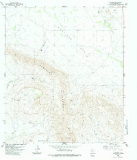 Y E MESA, TX HISTORICAL MAP GEOPDF 7.5X7