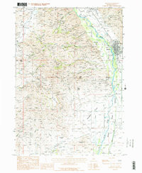 BELLEVUE, ID HISTORICAL MAP GEOPDF 7.5X7