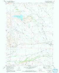 BIG PINEY WEST, WY HISTORICAL MAP GEOPDF