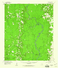 SPURGER, TX HISTORICAL MAP GEOPDF 15X15