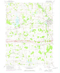 DEXTER, MI HISTORICAL MAP GEOPDF 7.5X7.5