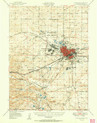 CHEYENNE, WY HISTORICAL MAP GEOPDF 15X15