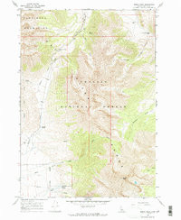 BORAH PEAK, ID HISTORICAL MAP GEOPDF 7.5