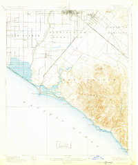 SANTA ANA, CA HISTORICAL MAP GEOPDF 15X1