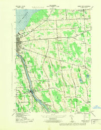 OSWEGO EAST, NY HISTORICAL MAP GEOPDF 7.