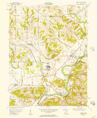 SHANDON, OH HISTORICAL MAP GEOPDF 7.5X7.