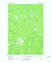 NED LAKE, MI HISTORICAL MAP GEOPDF 15X15