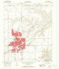 PAMPA, TX HISTORICAL MAP GEOPDF 7.5X7.5