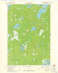 LAC DU FLAMBEAU SW, WI HISTORICAL MAP GE