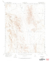 PAPOOSE LAKE, NV HISTORICAL MAP GEOPDF 1