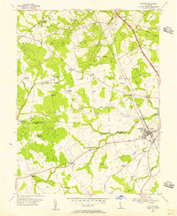 CLAYTON, DE HISTORICAL MAP GEOPDF 7.5X7.