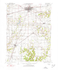 MATTOON, IL HISTORICAL MAP GEOPDF 15X15