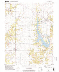 COFFEEN, IL HISTORICAL MAP GEOPDF 7.5X7.