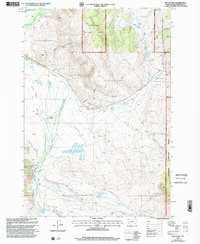 BUTCH HILL, MT HISTORICAL MAP GEOPDF 7.5
