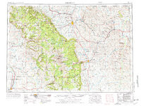 SHERIDAN, WY-MT HISTORICAL MAP GEOPDF 1X