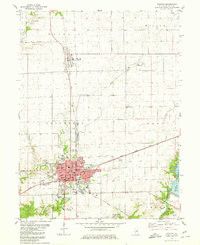 CLINTON, IL HISTORICAL MAP GEOPDF 7.5X7.