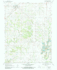 HALLSVILLE, MO HISTORICAL MAP GEOPDF 7.5