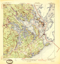 EASTPORT, ME HISTORICAL MAP GEOPDF 15X15