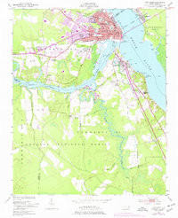 NEW BERN, NC HISTORICAL MAP GEOPDF 7.5X7