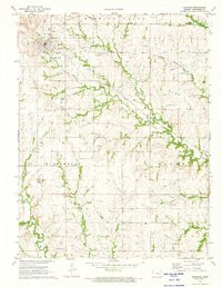 ESKRIDGE, KS HISTORICAL MAP GEOPDF 7.5X7
