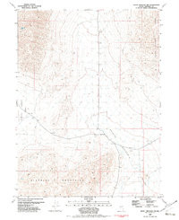 SEVEN TROUGHS NW, NV HISTORICAL MAP GEOP