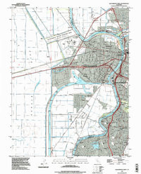 SACRAMENTO WEST, CA HISTORICAL MAP GEOPD