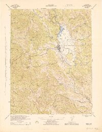 WILLITS, CA HISTORICAL MAP GEOPDF 15X15