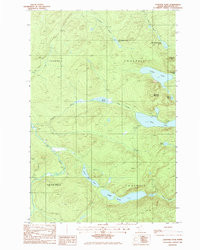GARDNER POND, ME HISTORICAL MAP GEOPDF 7