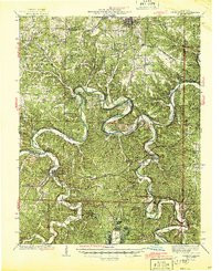 WAYNESVILLE, MO HISTORICAL MAP GEOPDF 15