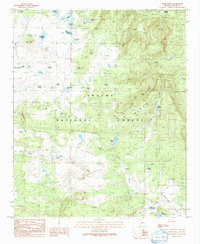 RUDD KNOLL, AZ HISTORICAL MAP GEOPDF 7.5