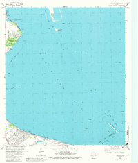 BACLIFF, TX HISTORICAL MAP GEOPDF 7.5X7.