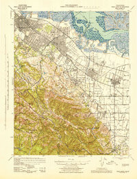 PALTO ALTO, CA HISTORICAL MAP GEOPDF 15X