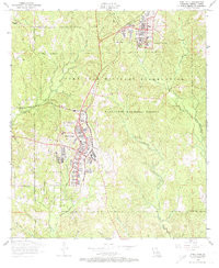 FORT POLK, LA HISTORICAL MAP GEOPDF 7.5X