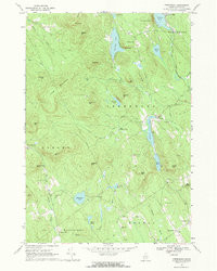 GREENWOOD, ME HISTORICAL MAP GEOPDF 7.5X