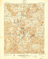 IRONTON, MO HISTORICAL MAP GEOPDF 15X15