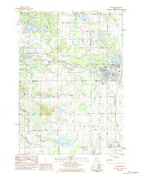 CLARE, MI HISTORICAL MAP GEOPDF 7.5X7.5