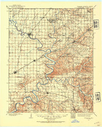 WYANDOTTE, OK-MO-KS HISTORICAL MAP GEOPD