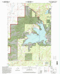 GEORGETOWN LAKE, MT HISTORICAL MAP GEOPD