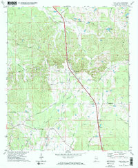 PINE LEVEL, AL HISTORICAL MAP GEOPDF 7.5