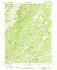 SCHUYLER, VA HISTORICAL MAP GEOPDF 7.5X7