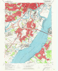 WILMINGTON SOUTH, DE-NJ HISTORICAL MAP G