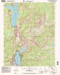 COURTRIGHT RESERVOIR, CA HISTORICAL MAP