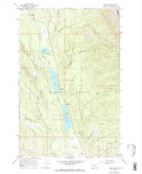 LAKE INEZ, MT HISTORICAL MAP GEOPDF 7.5X
