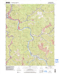 LOGAN, WV HISTORICAL MAP GEOPDF 7.5X7.5