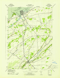 CLAYTON, NY HISTORICAL MAP GEOPDF 7.5X7.
