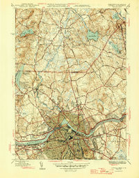 LOWELL, MA-NH HISTORICAL MAP GEOPDF 7.5X
