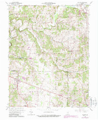 PALMYRA, IN HISTORICAL MAP GEOPDF 7.5X7.