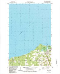 PORT WING, WI HISTORICAL MAP GEOPDF 7.5X